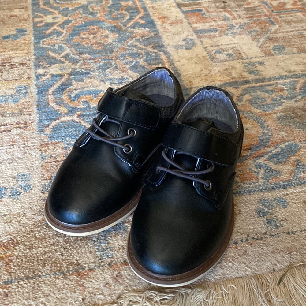 Leather dress shoes